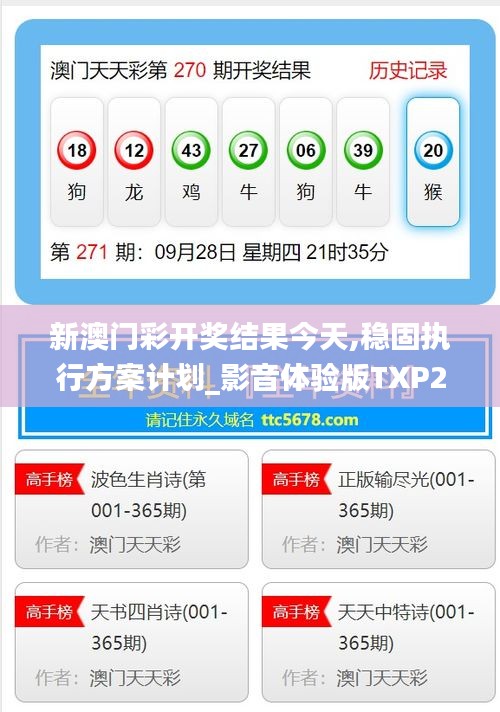 新澳門(mén)彩開(kāi)獎(jiǎng)結(jié)果今天,穩(wěn)固執(zhí)行方案計(jì)劃_影音體驗(yàn)版TXP2.19