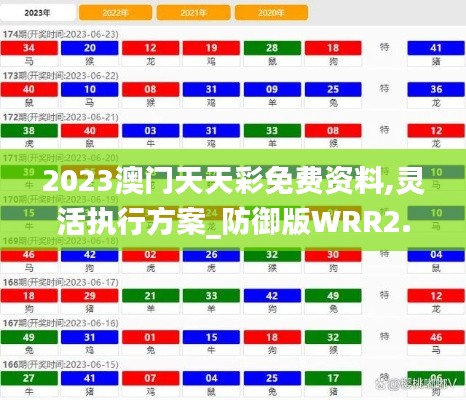 2023澳門天天彩免費資料,靈活執行方案_防御版WRR2.65