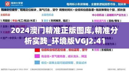 2024澳門精準(zhǔn)正版圖庫,精準(zhǔn)分析實踐_環(huán)境版VGJ2.41