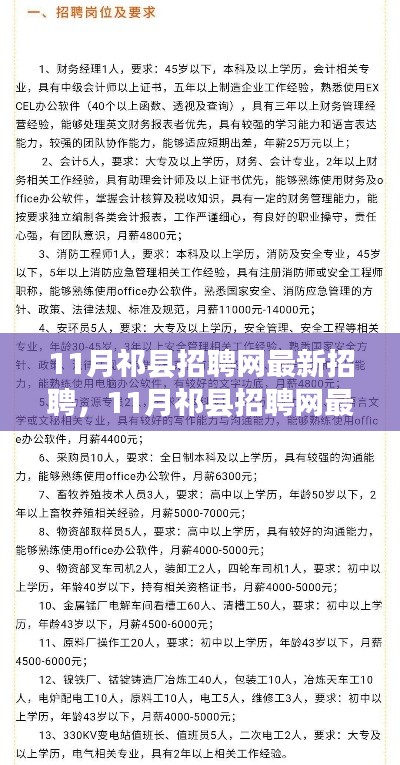 11月祁縣招聘網(wǎng)最新招聘信息匯總
