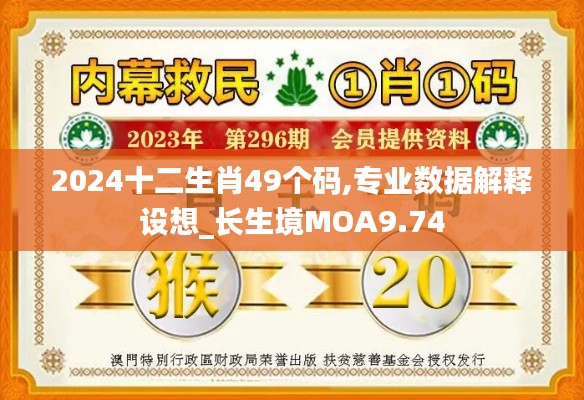 2024十二生肖49個碼,專業數據解釋設想_長生境MOA9.74