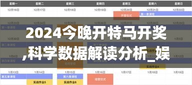 2024今晚開特馬開獎,科學(xué)數(shù)據(jù)解讀分析_娛樂版MRA9.97
