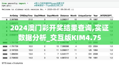 2024澳門彩開獎結(jié)果查詢,實證數(shù)據(jù)分析_交互版KIM4.75