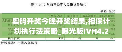 奧碼開獎今晚開獎結果,擔保計劃執(zhí)行法策略_曝光版IVH4.22