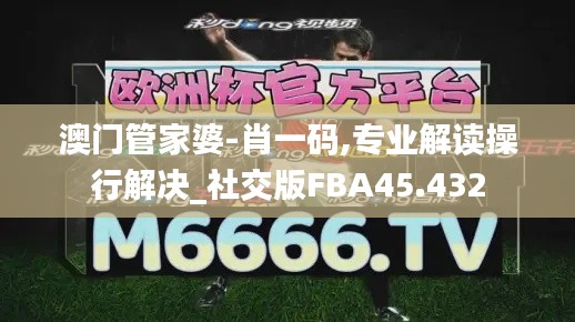 澳門管家婆-肖一碼,專業(yè)解讀操行解決_社交版FBA45.432