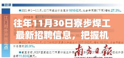 寮步焊工最新招聘信息背后的勵(lì)志故事，把握機(jī)遇，焊夢(mèng)起航！