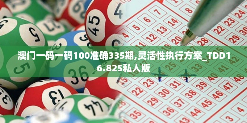 澳門(mén)一碼一碼100準(zhǔn)確335期,靈活性執(zhí)行方案_TDD16.825私人版