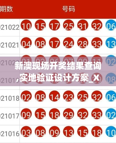 新澳現(xiàn)場開獎結(jié)果查詢,實(shí)地驗(yàn)證設(shè)計方案_XP3.970