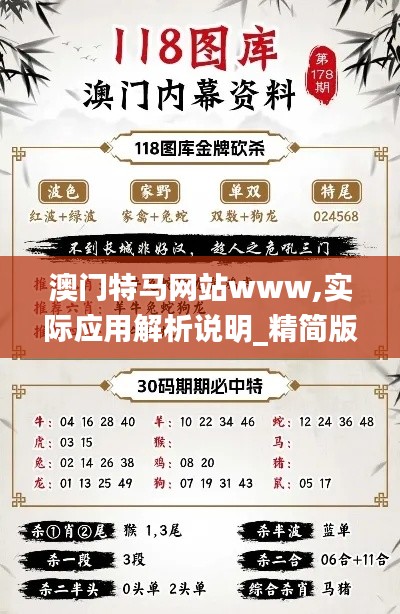 澳門特馬網(wǎng)站www,實際應(yīng)用解析說明_精簡版3.388