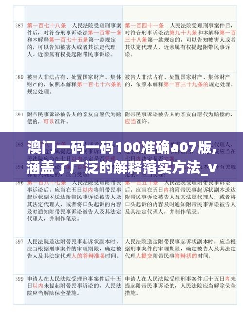 澳門一碼一碼100準(zhǔn)確a07版,涵蓋了廣泛的解釋落實(shí)方法_vShop5.651