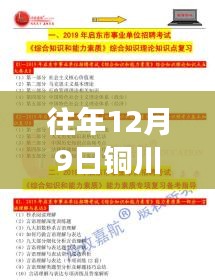 銅川最新招聘信息匯總，回望往年12月9日的就業(yè)風(fēng)云動(dòng)態(tài)