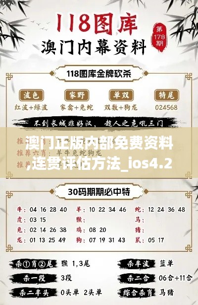 澳門正版內(nèi)部免費(fèi)資料,連貫評估方法_ios4.222