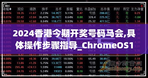 2024香港今期開獎(jiǎng)號(hào)碼馬會(huì),具體操作步驟指導(dǎo)_ChromeOS10.949