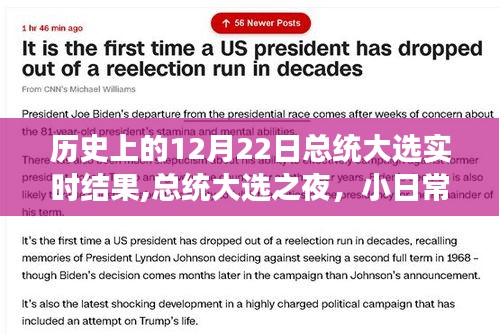 歷史上的總統大選之夜，小日常見證大歷史，實時結果回顧與展望