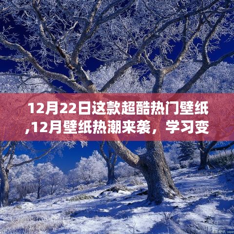 12月壁紙熱潮來襲，超酷熱門壁紙點亮心靈之光，學(xué)習(xí)變化與自信成就夢想