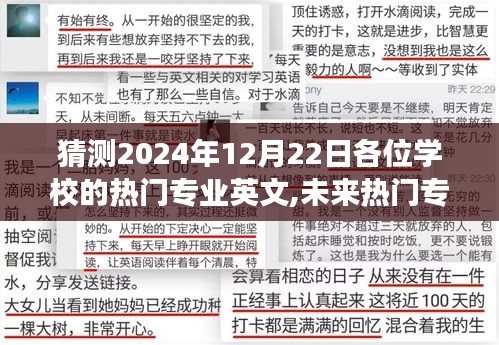 未來(lái)熱門(mén)專業(yè)大猜想，2024年12月22日夢(mèng)想起航日的熱門(mén)專業(yè)展望