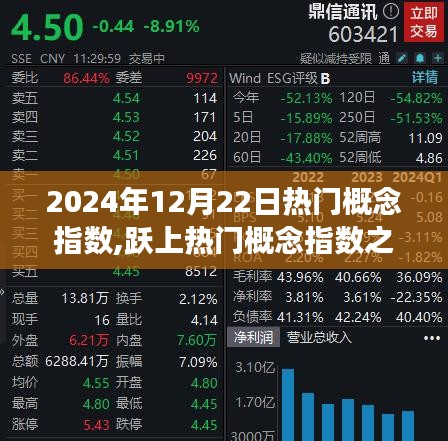 躍上熱門概念之巔，自信閃耀的學(xué)習(xí)旅程，2024年12月22日熱門概念指數(shù)解析