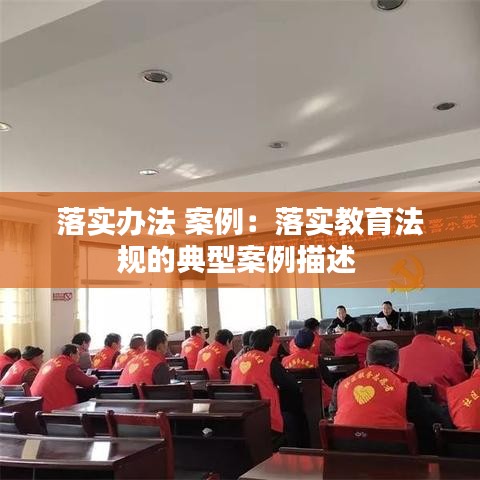 落實辦法 案例：落實教育法規的典型案例描述 