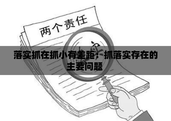 落實(shí)抓在抓小有差距：抓落實(shí)存在的主要問題 