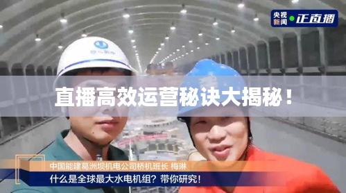 直播高效運(yùn)營(yíng)秘訣大揭秘！