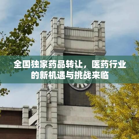 全國獨(dú)家藥品轉(zhuǎn)讓，醫(yī)藥行業(yè)的新機(jī)遇與挑戰(zhàn)來臨