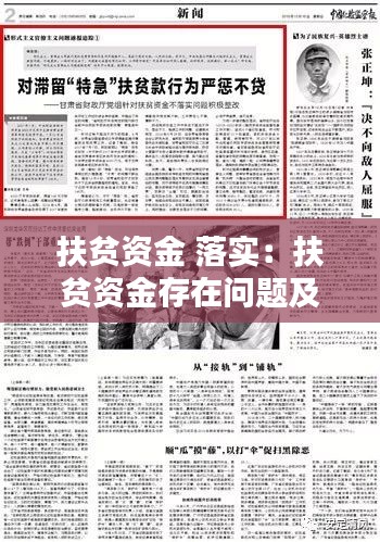 扶貧資金 落實(shí)：扶貧資金存在問(wèn)題及整改措施 