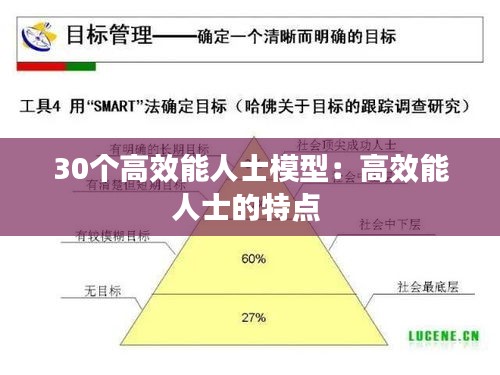 30個(gè)高效能人士模型：高效能人士的特點(diǎn) 