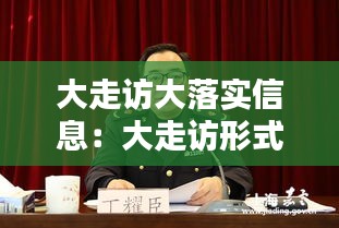 大走訪大落實(shí)信息：大走訪形式 