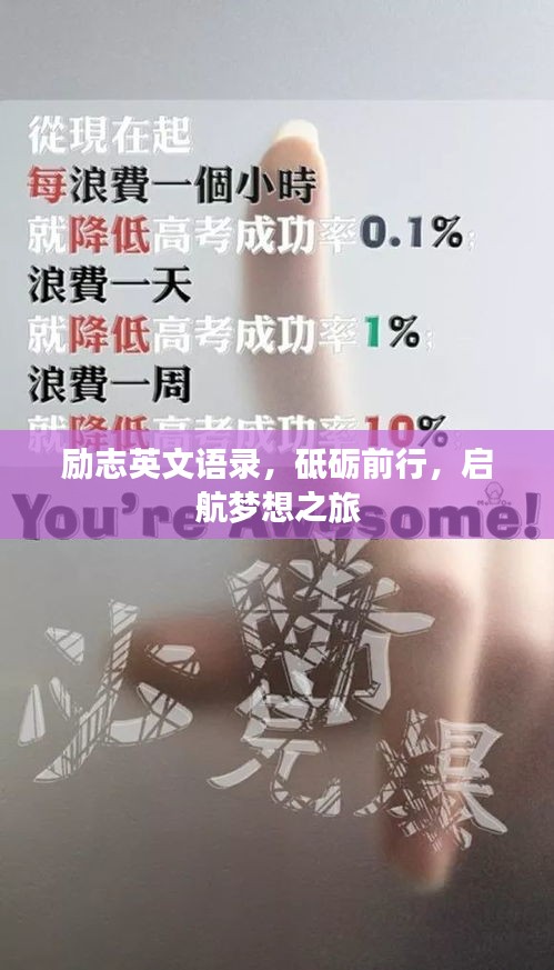 勵(lì)志英文語錄，砥礪前行，啟航夢想之旅