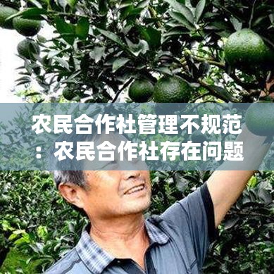 農(nóng)民合作社管理不規(guī)范：農(nóng)民合作社存在問(wèn)題 