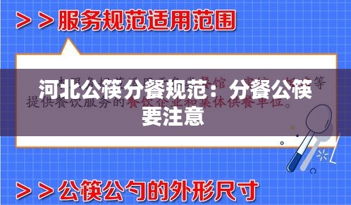 河北公筷分餐規范：分餐公筷要注意 