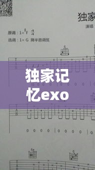 獨(dú)家記憶exo：獨(dú)家記憶吉他譜c調(diào) 