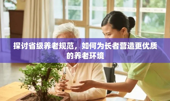 探討省級(jí)養(yǎng)老規(guī)范，如何為長者營造更優(yōu)質(zhì)的養(yǎng)老環(huán)境