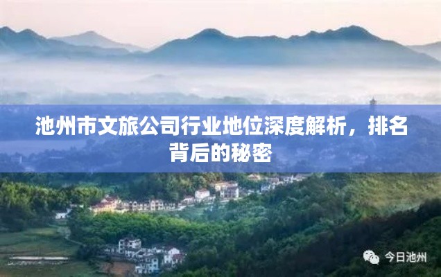 池州市文旅公司行業地位深度解析，排名背后的秘密
