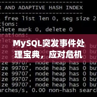 MySQL突發(fā)事件處理寶典，應(yīng)對(duì)危機(jī)的實(shí)戰(zhàn)指南