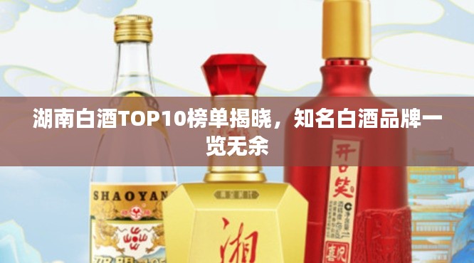 湖南白酒TOP10榜單揭曉，知名白酒品牌一覽無余
