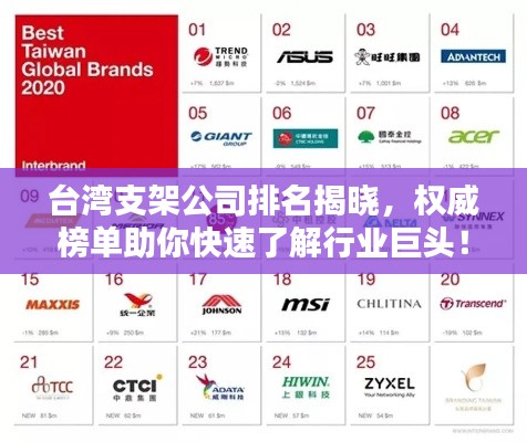 臺灣支架公司排名揭曉，權威榜單助你快速了解行業巨頭！