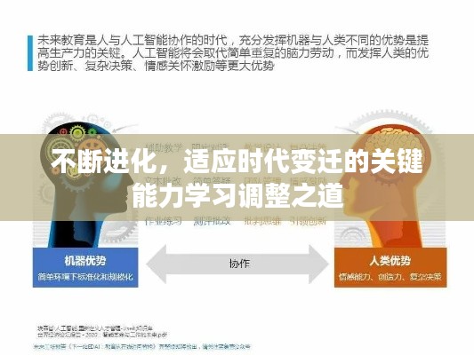 不斷進化，適應時代變遷的關鍵能力學習調整之道