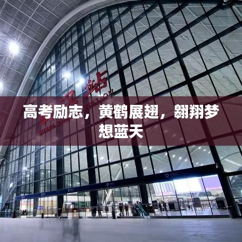 高考勵(lì)志，黃鶴展翅，翱翔夢(mèng)想藍(lán)天