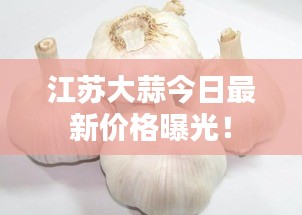 江蘇大蒜今日最新價(jià)格曝光！