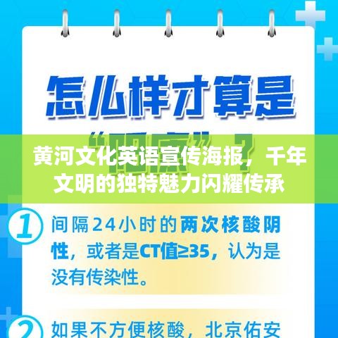 黃河文化英語宣傳海報，千年文明的獨特魅力閃耀傳承