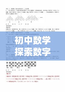 初中數學探索數字奧秘，揭秘規律專題解析