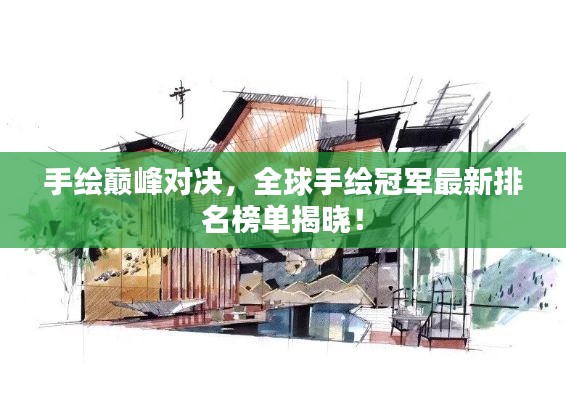 手繪巔峰對(duì)決，全球手繪冠軍最新排名榜單揭曉！