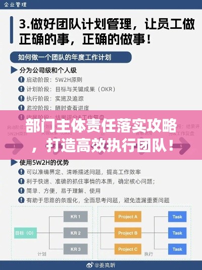 部門主體責(zé)任落實(shí)攻略，打造高效執(zhí)行團(tuán)隊(duì)！